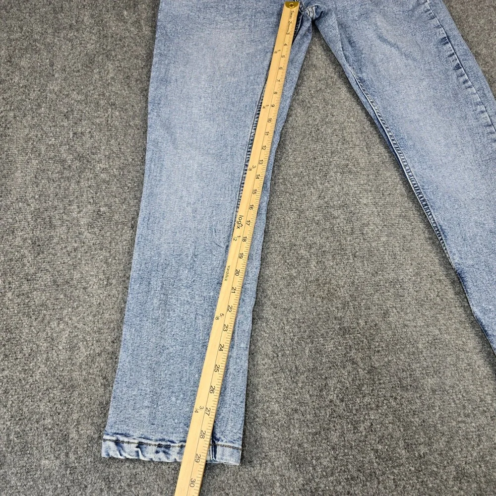 Element Mens Slim Fit Jeans Light Wash Acid Blue Denim Stretch Pants